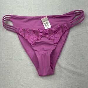 L*Space NWOT Womens Small Pink Bikini Swim Suit Bottom